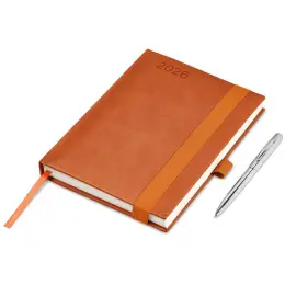 Altitude Advantage A5 2026 Diary & Cypher Pen Set Orange
